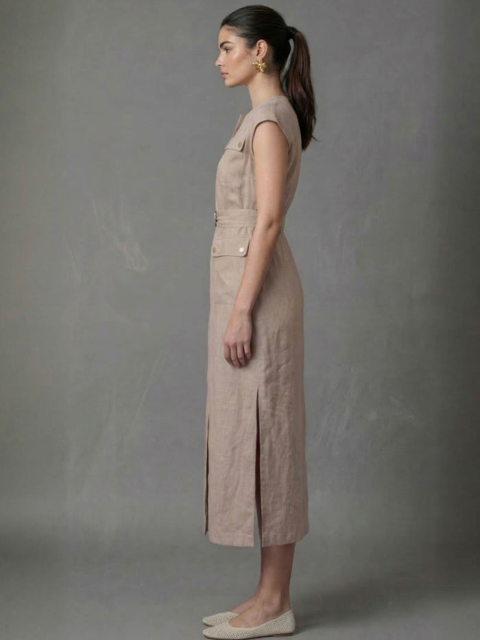 Marlene Long Dress Sand