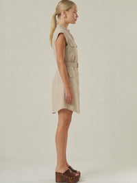 Aura Short Dress Natural