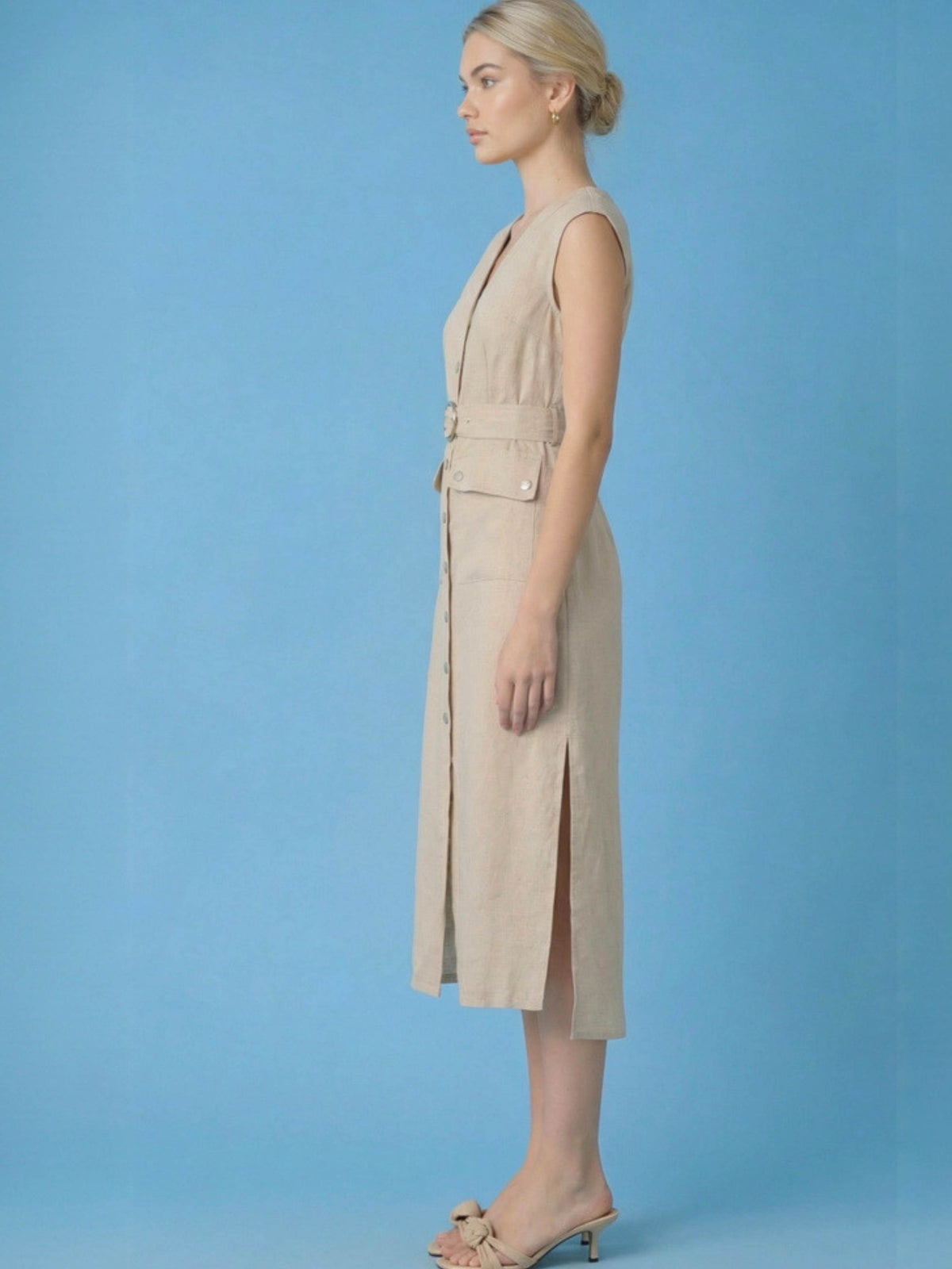 Creta Natural Long Dress