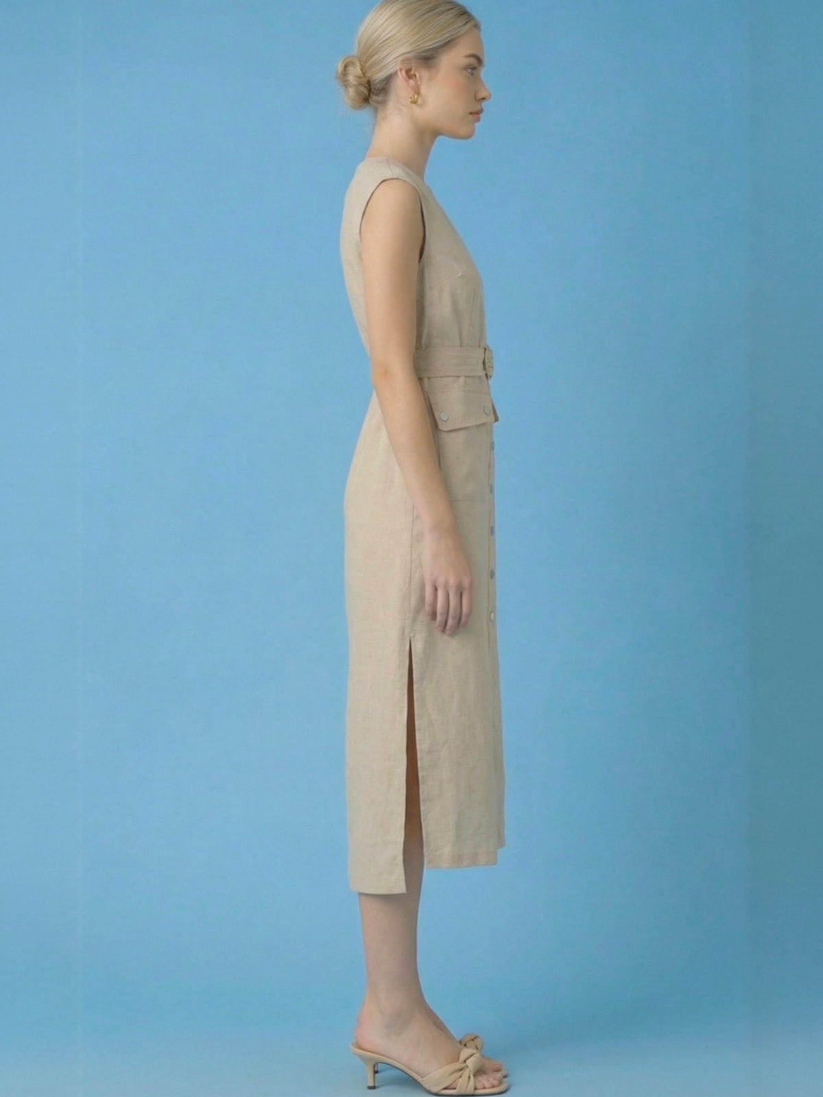 Creta Natural Long Dress