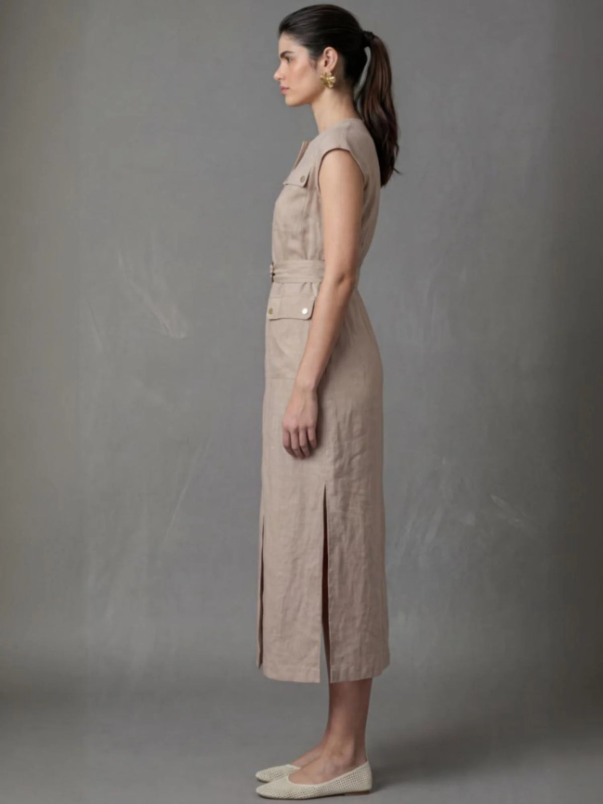 Marlene Long Dress Sand