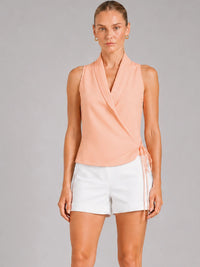 Zaid Peach Blouse