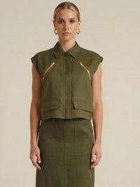Namibia Olive Blouse