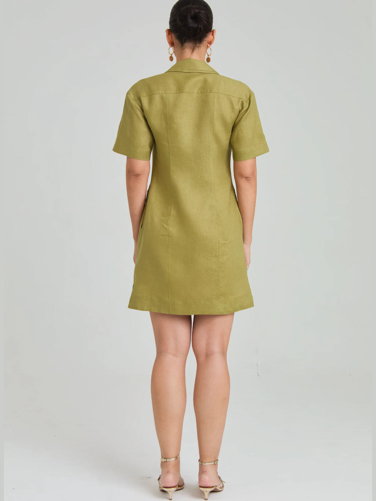 Lavanda Pistachio Short Dress