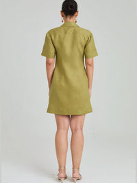Lavanda Pistachio Short Dress