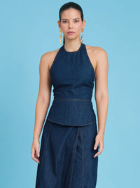 Moscu Indigo Blouse