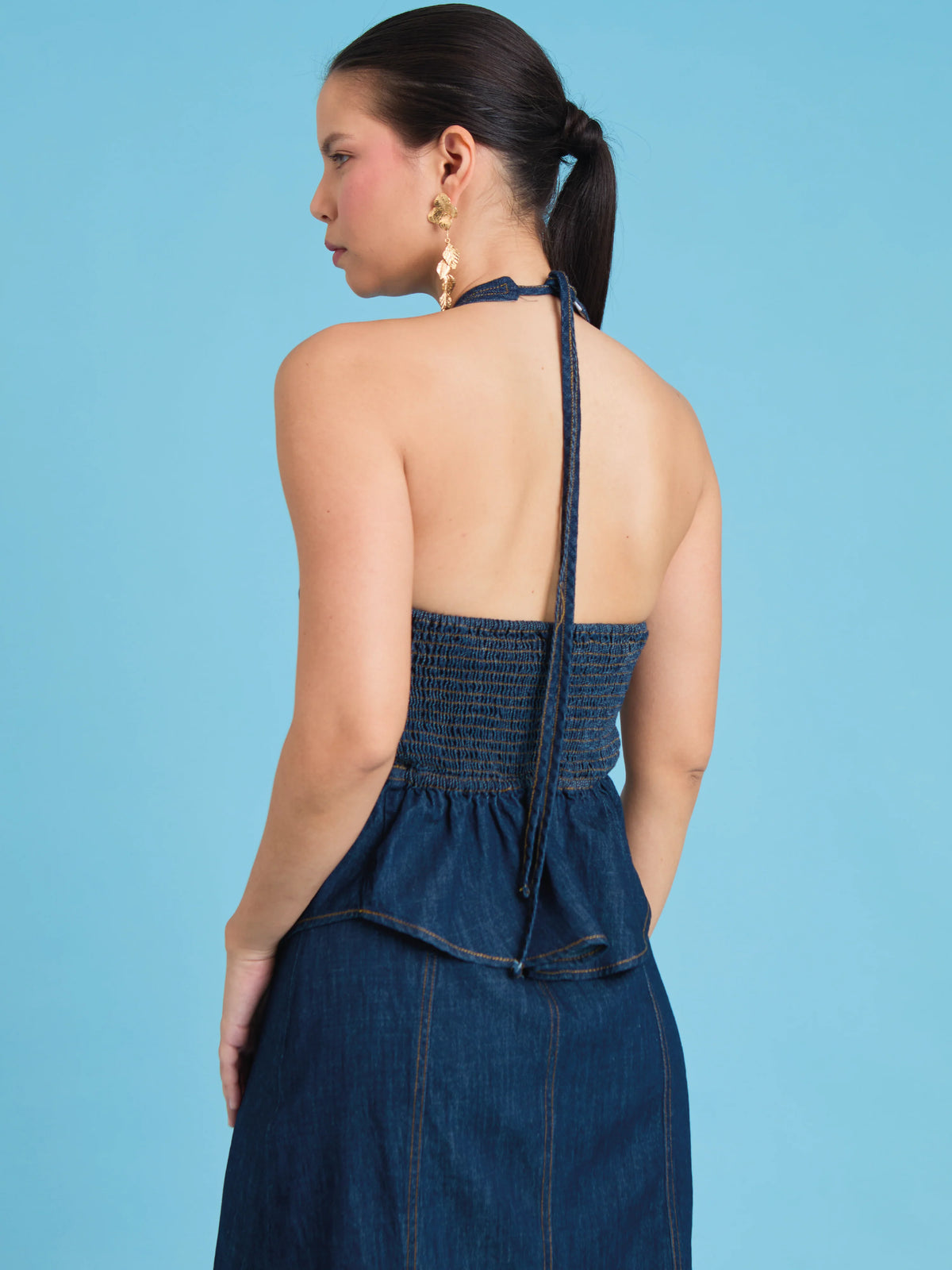 Moscu Indigo Blouse