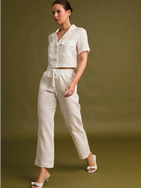 Dinara White Pants