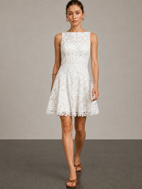 White Marie Short Dress