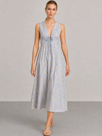 White Evienne Long Dress
