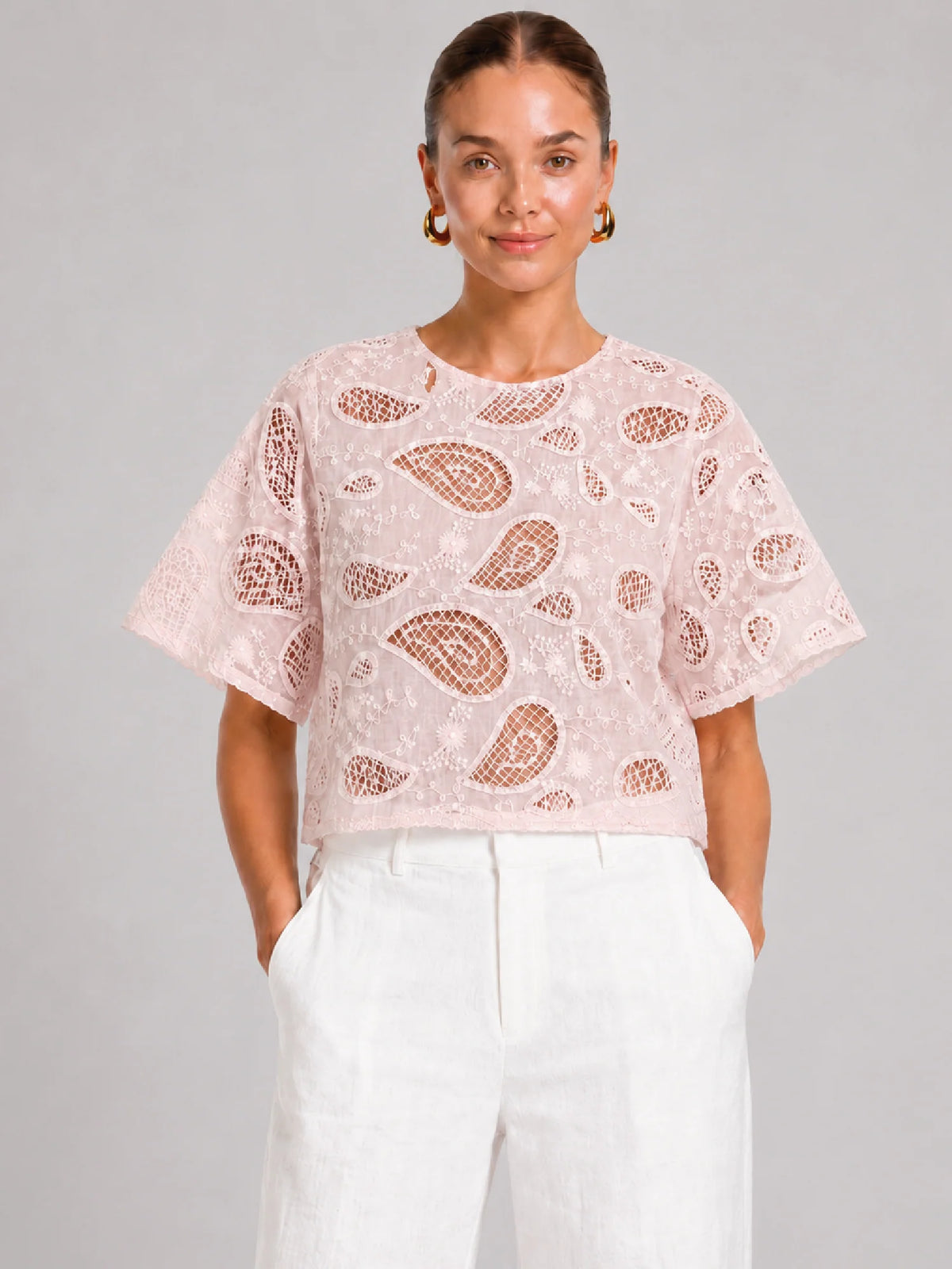 Lievano Pink Blouse