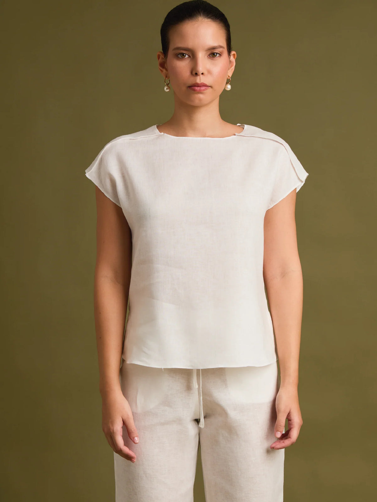 Escape White Blouse