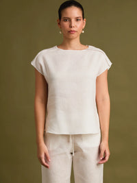 Escape White Blouse