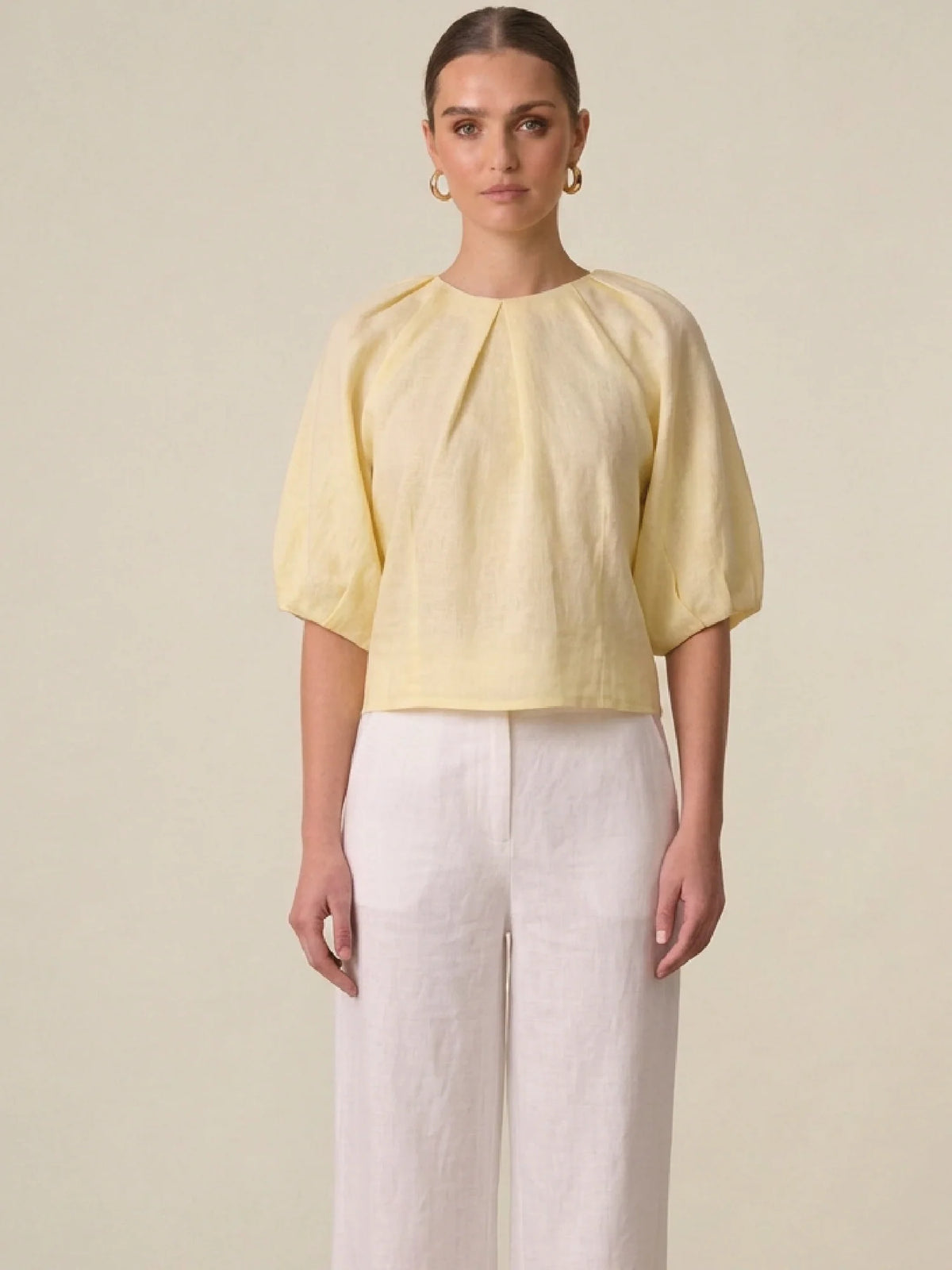 Marble Yellow Blouse