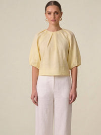 Marble Yellow Blouse