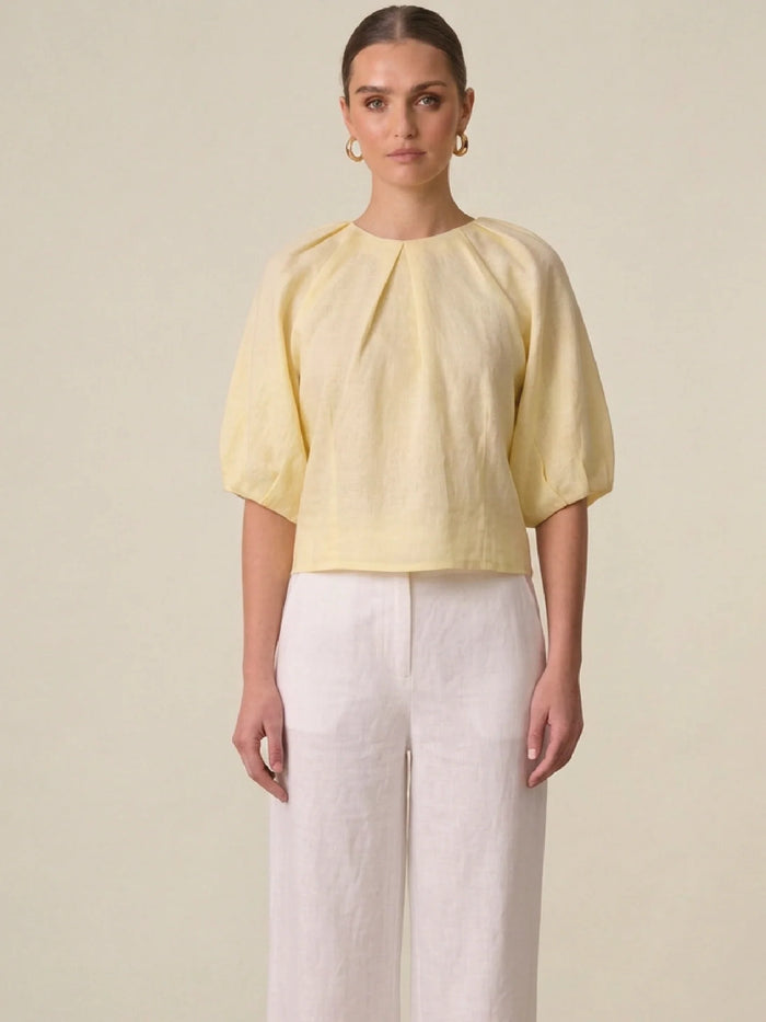 Marble Yellow Blouse