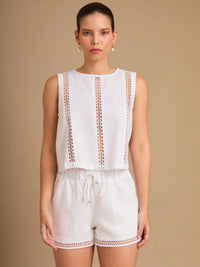 Acacia White Blouse