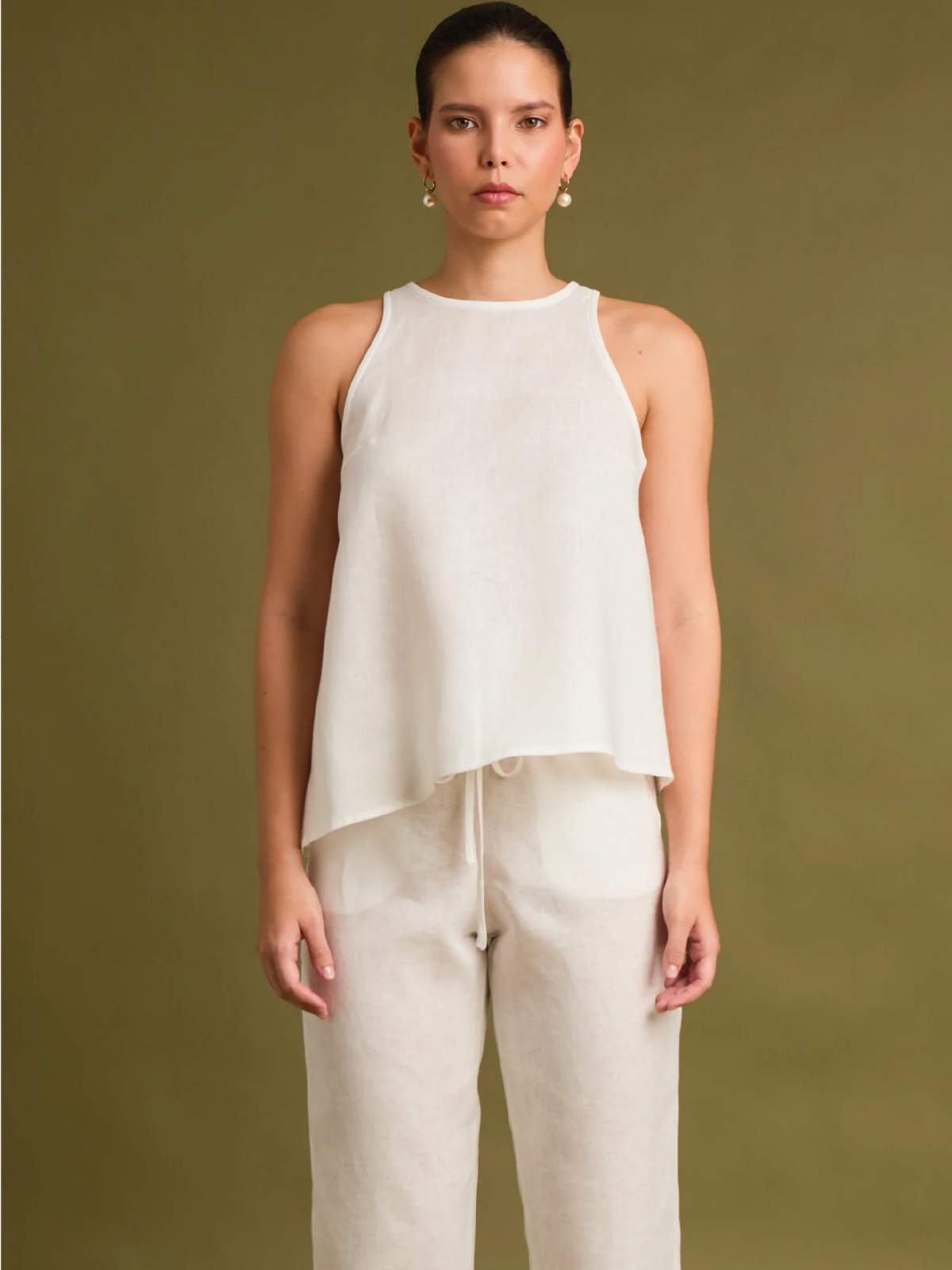 Dinara White Blouse