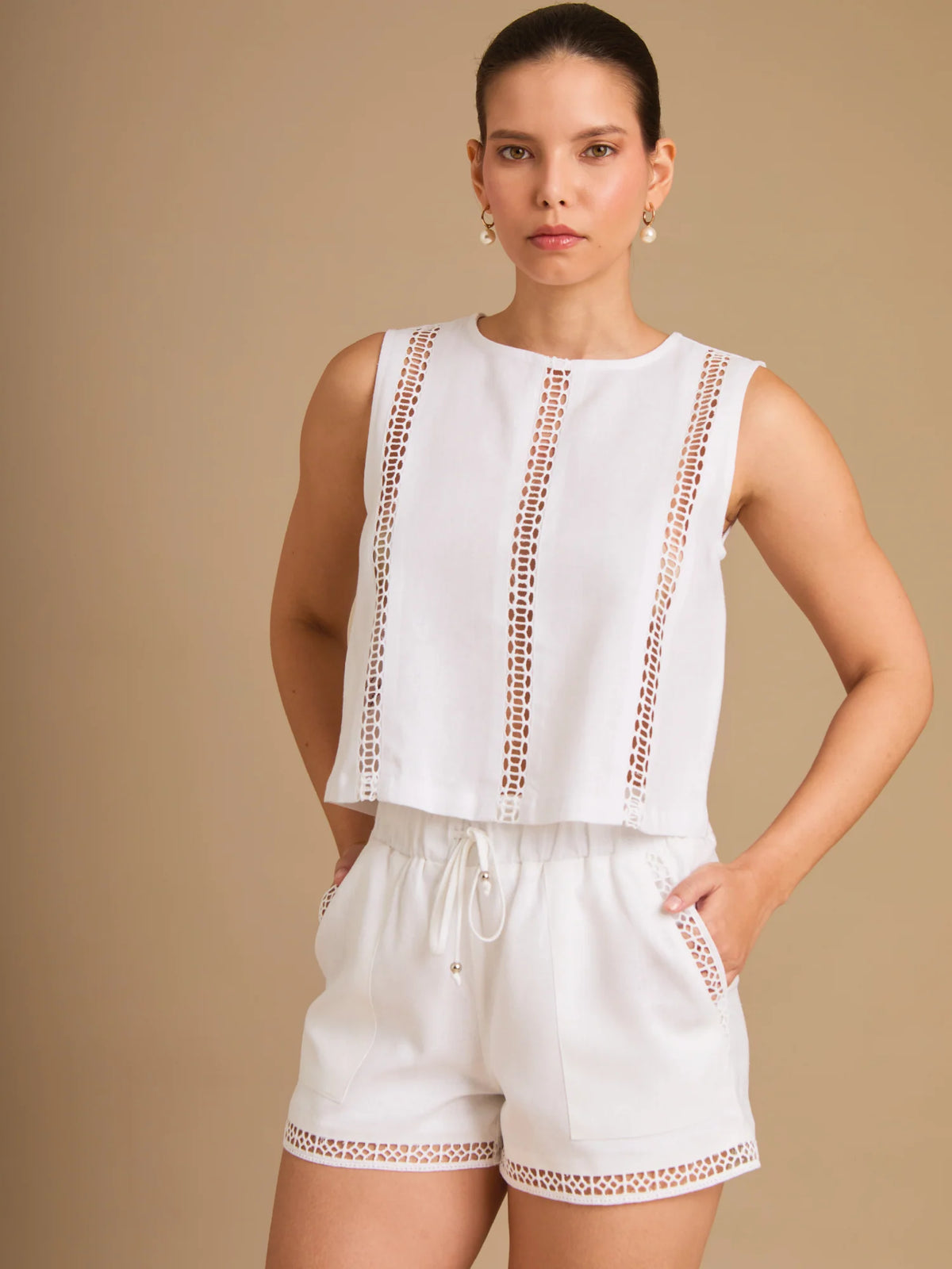 Acacia White Blouse
