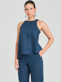 Dinara Navy Blouse