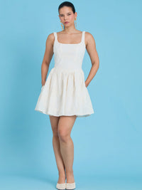 Slovenia White Short Dress