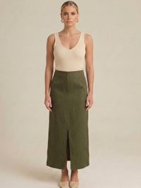 Namibia Olive Skirt