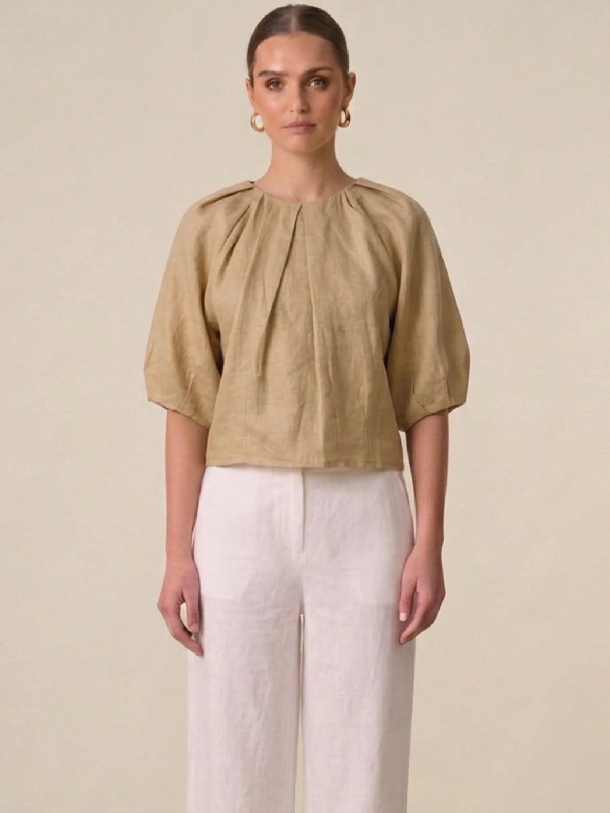 Marble Khaki Blouse