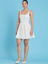 Slovenia White Short Dress