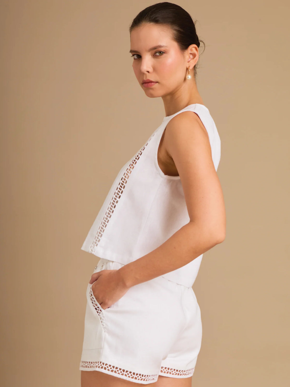 Acacia White Blouse