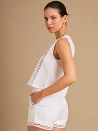 Acacia White Blouse