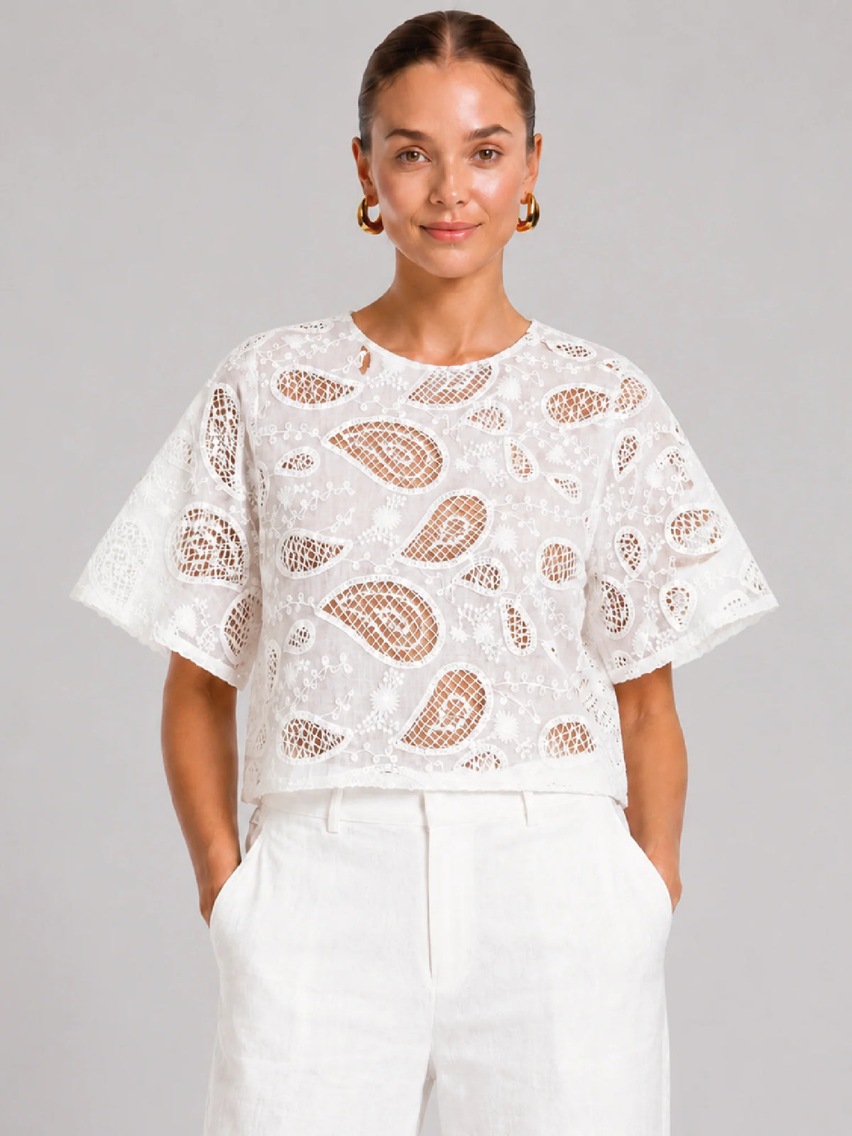 Lievano White Blouse