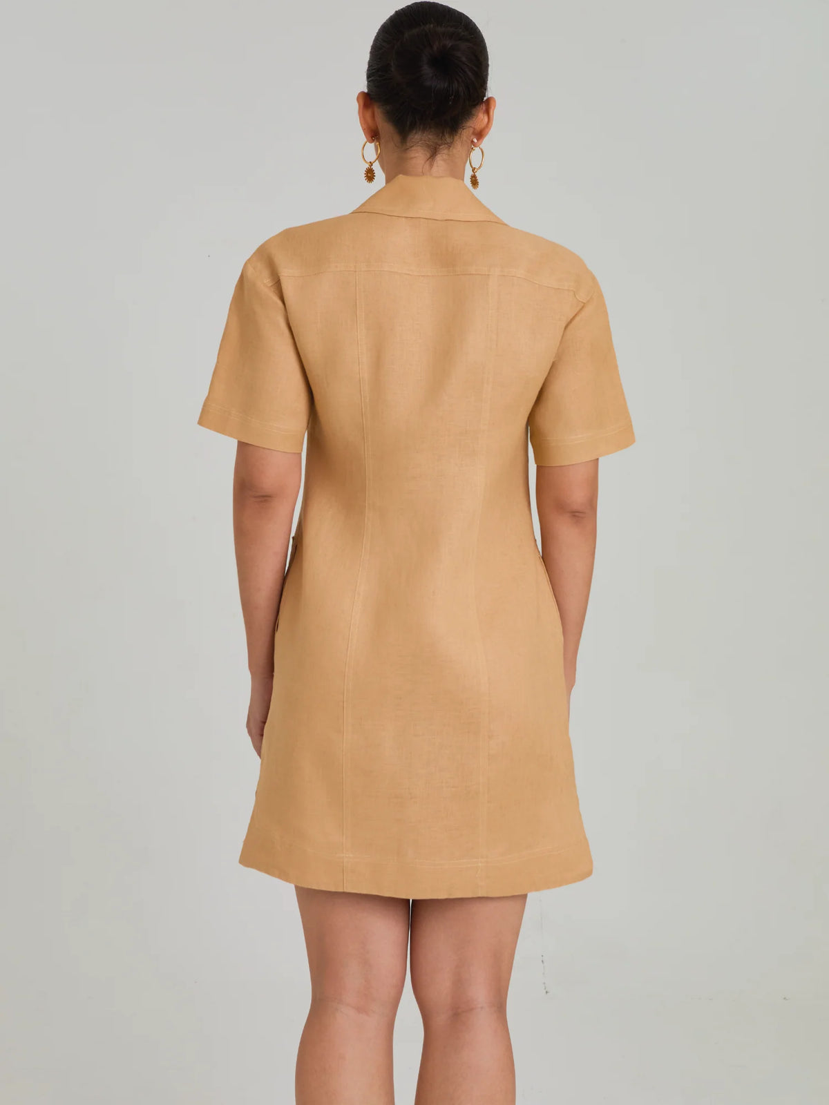 Lavanda Camel Short Dress