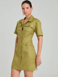Lavanda Pistachio Short Dress