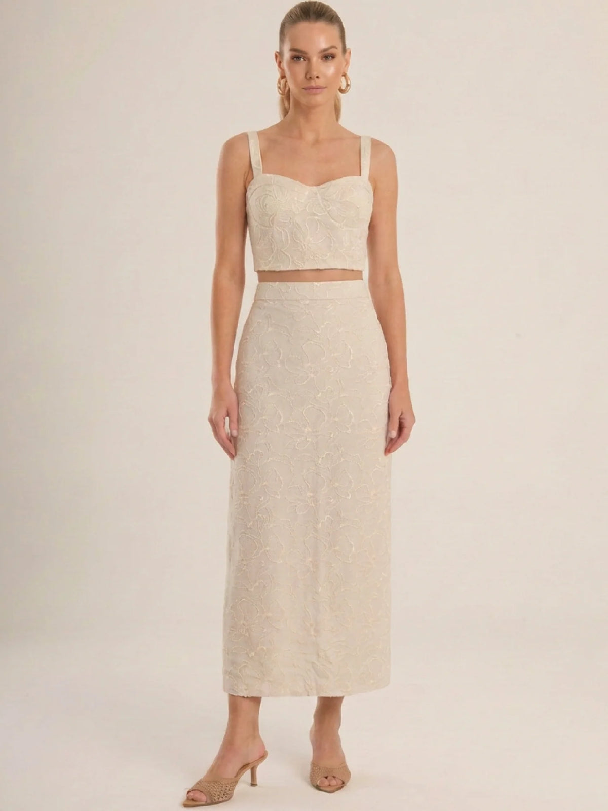 Idalia Ivory Skirt