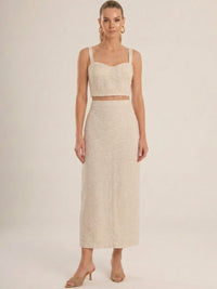 Idalia Ivory Skirt