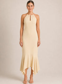 Tajisha Vanilla Maxi Dress