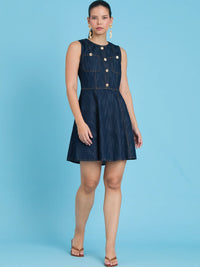 Sendero Indigo Short Dress