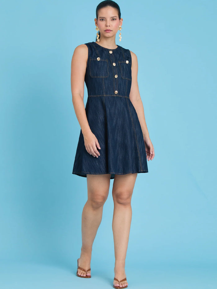 Sendero Indigo Short Dress