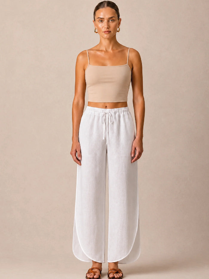 Port Vell White Pants