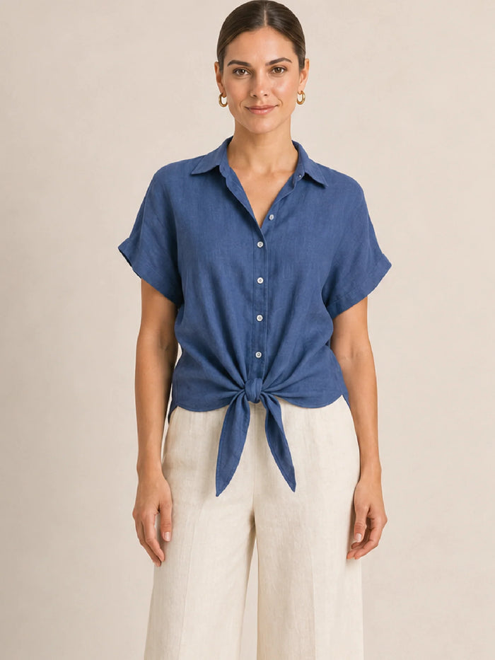 Milonga Navy Blouse