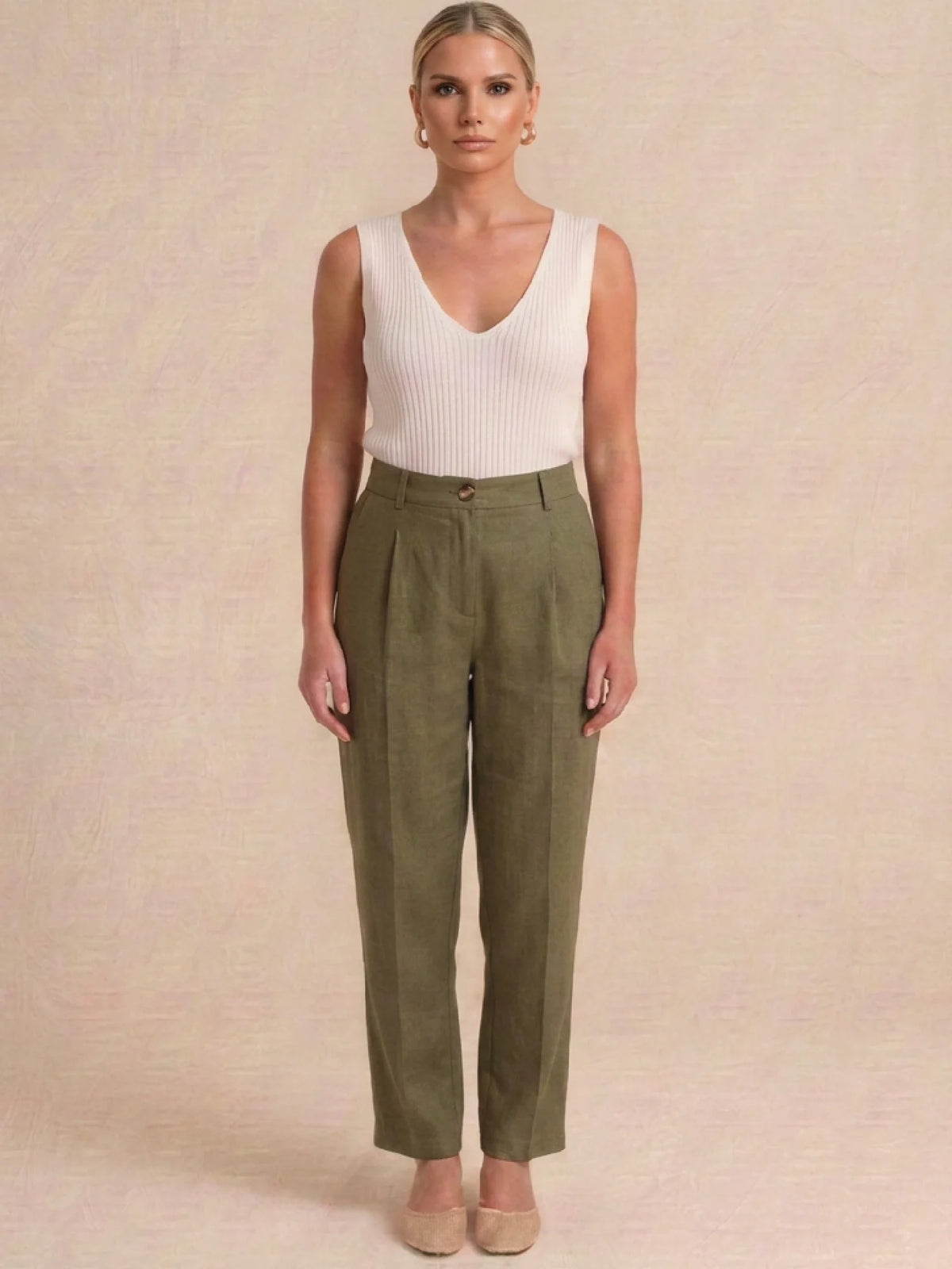 Marlo Olive Pants