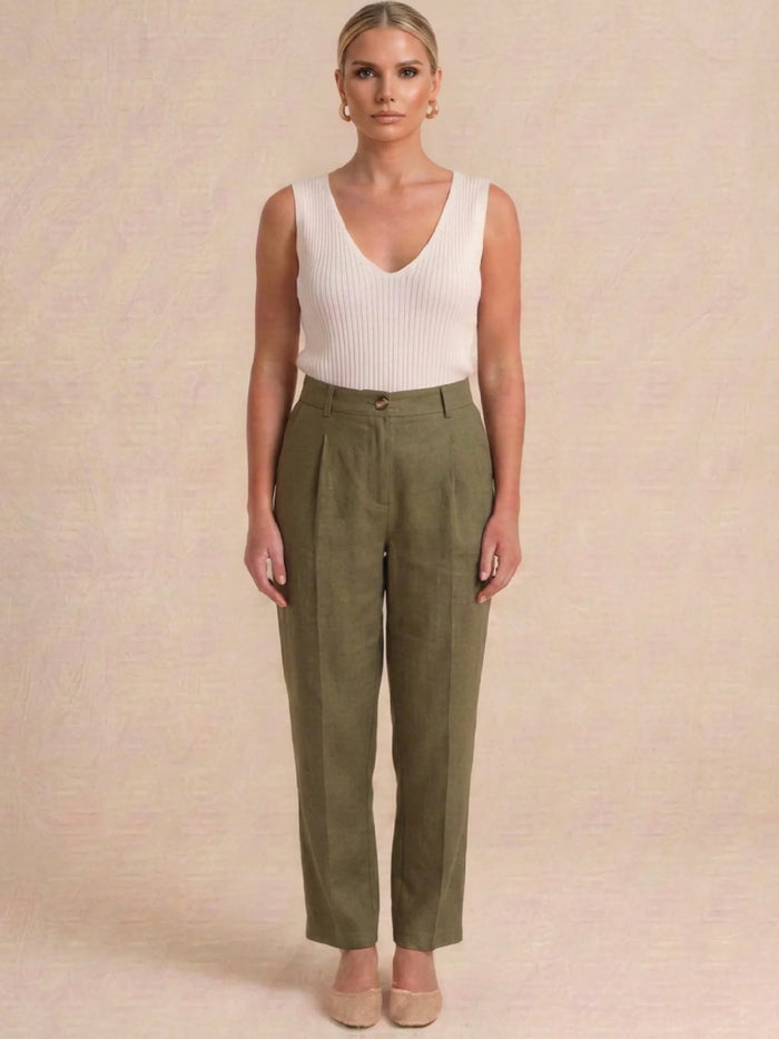 Marlo Olive Pants