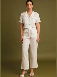 Dinara White Pants