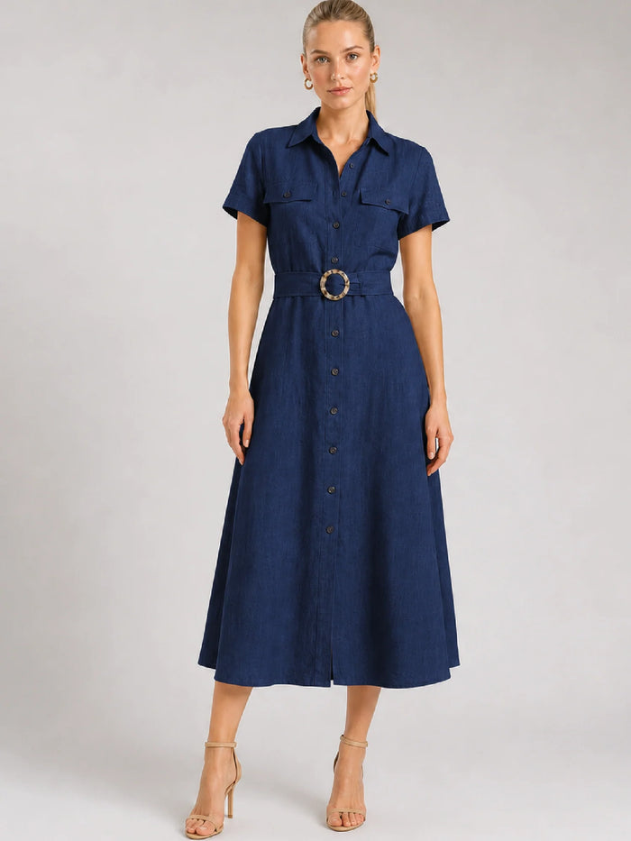 Velarys Navy Maxi Dress