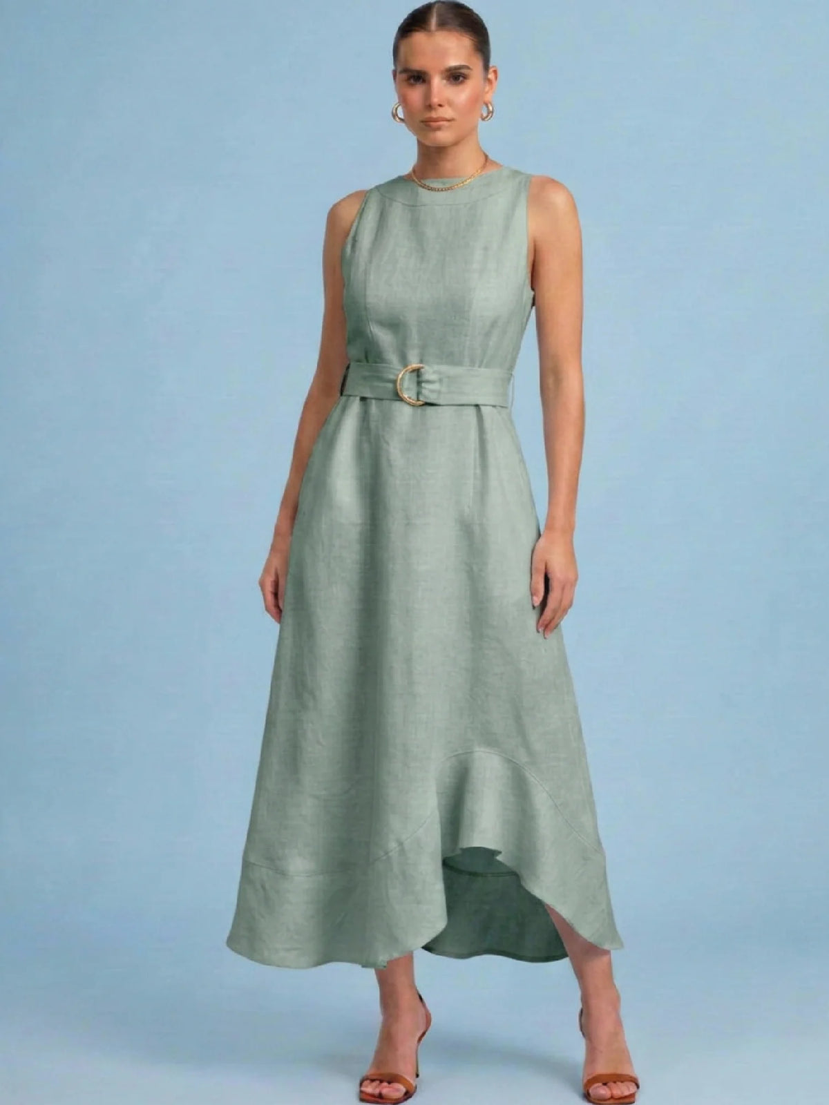 Oriana Green Dress