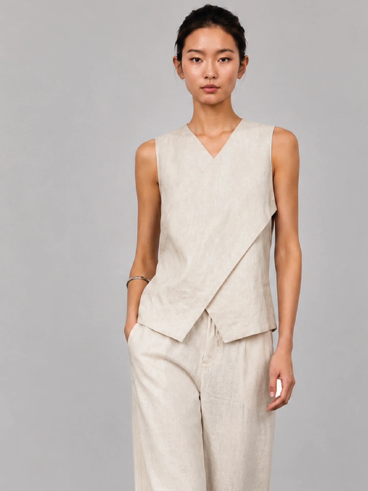 Adalia Sand Blouse