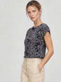 Arenza Navy Blouse
