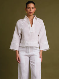 Asmara White Blouse