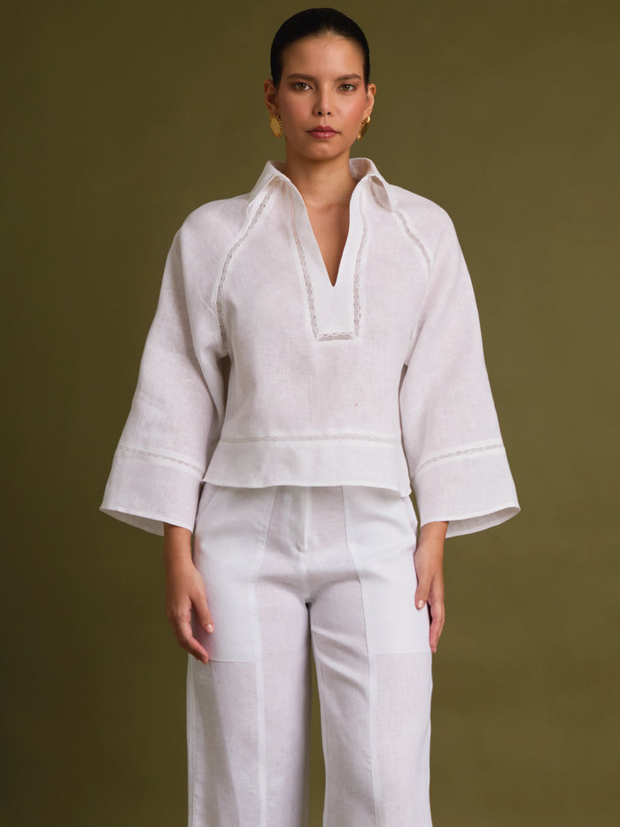 Asmara White Blouse