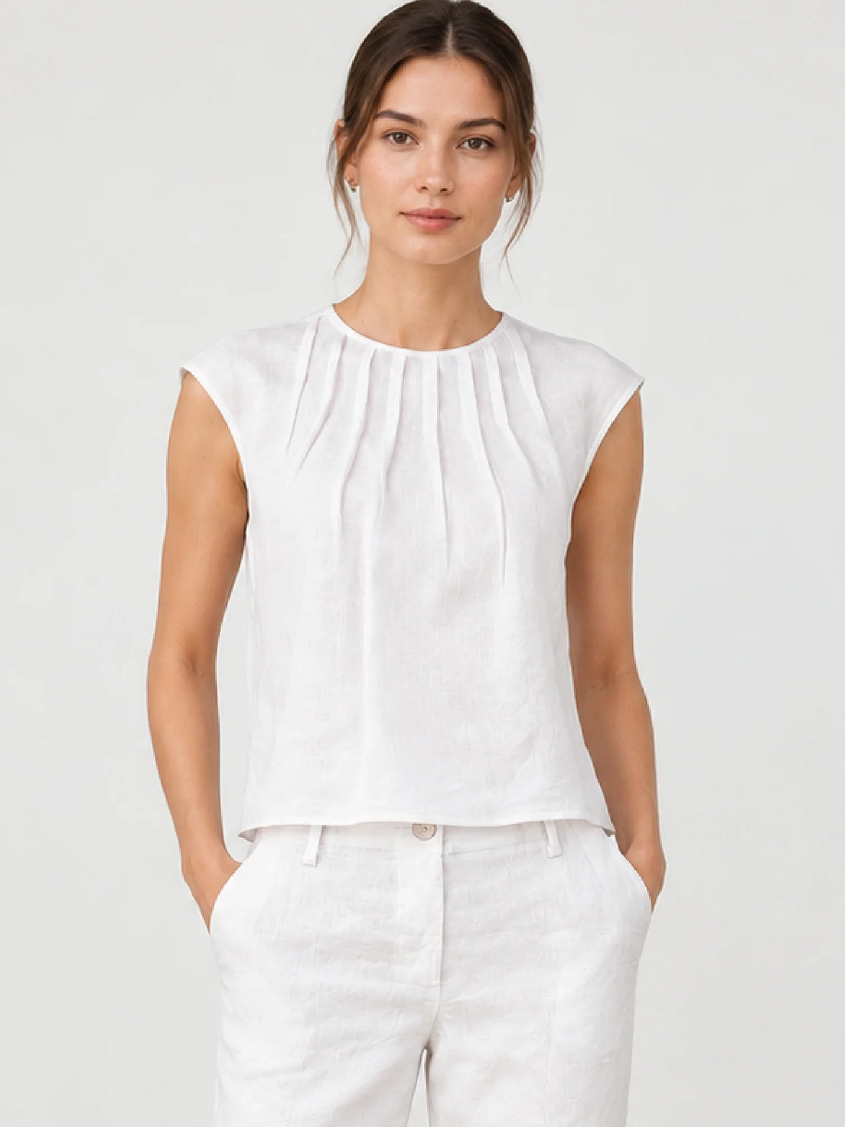 White Deima Blouse